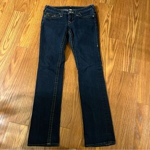True Religion Dark Blue Boot Cut Jeans